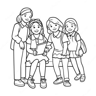 Baby Sitters Club Coloring Page 44592-37070