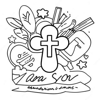 Catholic Schools Week Coloring Page 44602-37078