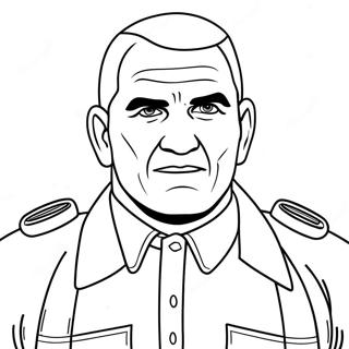 Eli Shane In Action Coloring Page 44633-37110