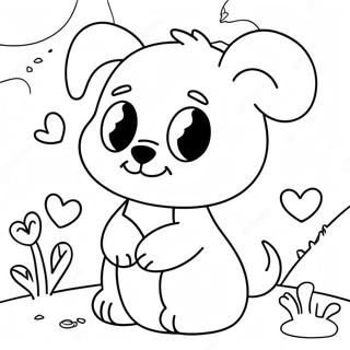 Xoxo Cute Animals Coloring Page 44683-37149