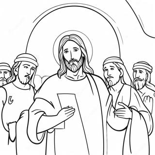 Jesus Storypages Bible Coloring Page 44692-37142