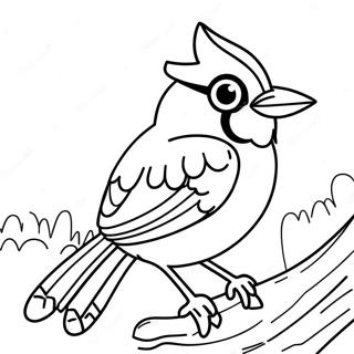 Blue Jay Coloring Page 44702-37156