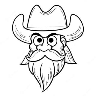 Yosemite Sam With Cowboy Hat Coloring Page 44713-37169