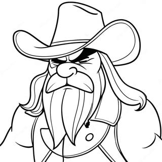 Yosemite Sam With Cowboy Hat Coloring Page 44713-37170