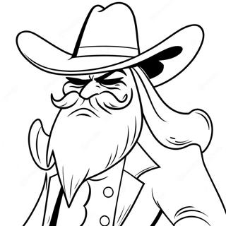 Yosemite Sam With Cowboy Hat Coloring Page 44713-37172