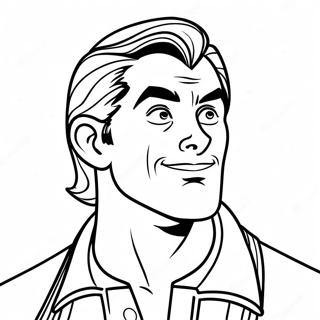 Gaston Coloring Page 44732-37174