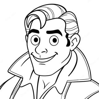 Gaston Coloring Page 44732-37176