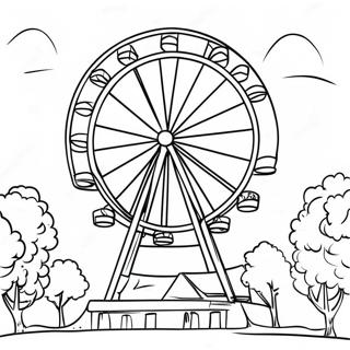 Ferris Wheel Coloring Page 44742-37186