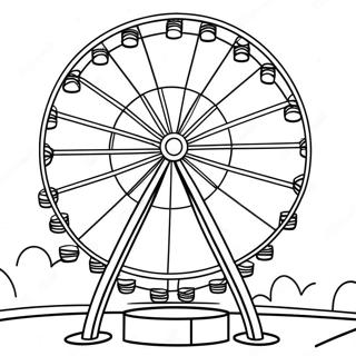 Ferris Wheel Coloring Page 44742-37187