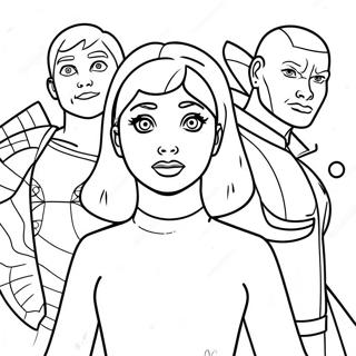 Wandavision Characters Coloring Page 44753-37208