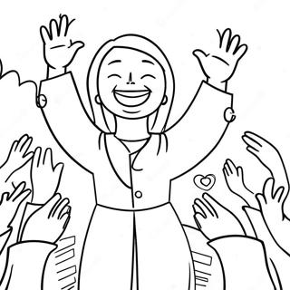 Joyful Praise To The Lord Coloring Page 44773-37210