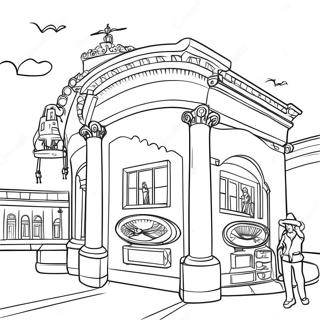 Night At The Museum Coloring Page 44812-37234