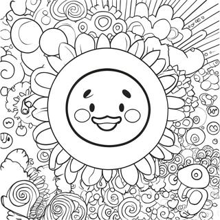 Takashi Murakami Coloring Pages