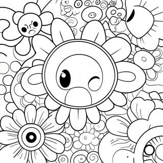 Takashi Murakami Coloring Page 44822-37255