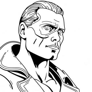 Terminator Coloring Page 44832-37267