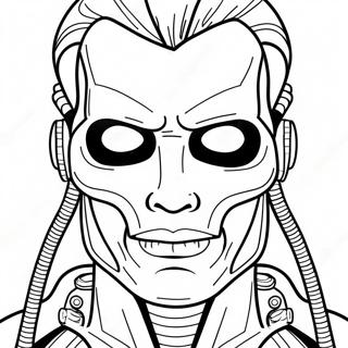 Terminator Coloring Page 44832-37268