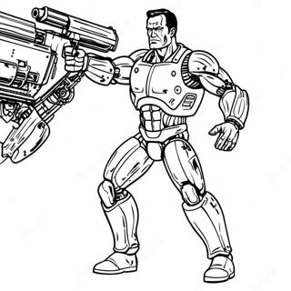 Terminator Coloring Pages