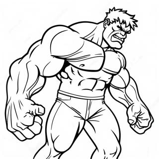 Red Hulk Coloring Pages