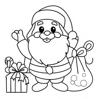 Cute Christmas Santa Claus Coloring Page 44913-37326