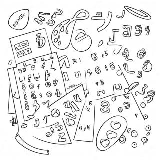 Fun Algebra Equations Coloring Page 44923-37335