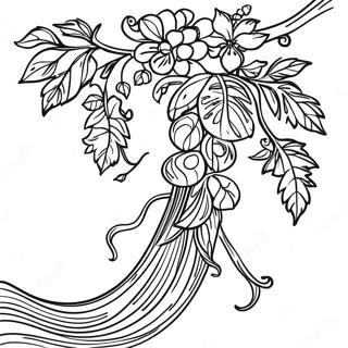 Vines Coloring Page 44972-37382