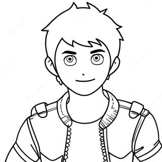 Scott Pilgrim Coloring Pages