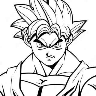 Goku Black Coloring Page 4501-3619