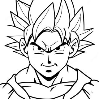 Goku Black Coloring Page 4501-3620