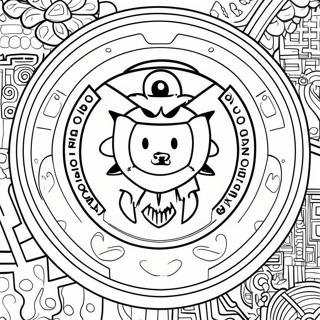 Club America Mascot Coloring Page 45043-37437