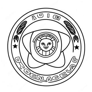 Club America Mascot Coloring Page 45043-37438