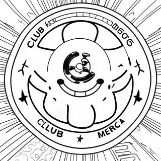 Club America Mascot Coloring Page 45043-37439