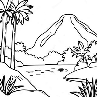 Honduras Landscape Coloring Page 45053-37450