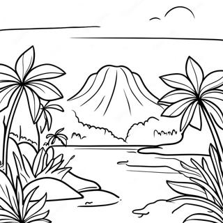 Honduras Landscape Coloring Page 45053-37452