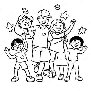 Fun Ymca Activity Coloring Page 45063-37443