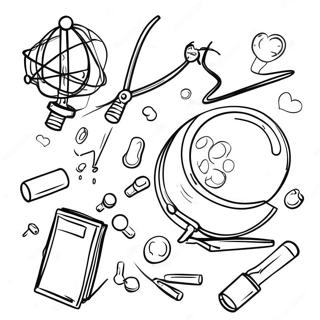 Science Tools Coloring Page 45082-37458