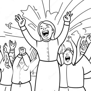 Joyful Sabbath Celebration Coloring Page 45164-37524