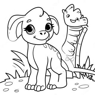 Zoo Animal Coloring Page 451-358