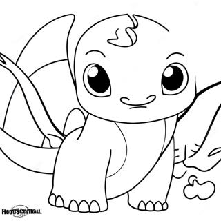 Light Fury Coloring Page 45203-37538