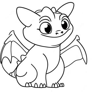 Light Fury Coloring Page 45203-37539