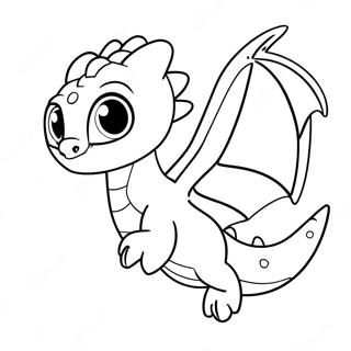 Majestic Light Fury Flying Coloring Page 45204-37559