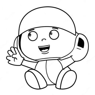 Pocoyo Coloring Page 4521-3636