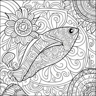 Colorful Mola Patterns Coloring Page 45244-37590