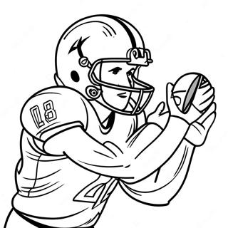 Cooper Kupp Catching A Football Coloring Page 45264-37608