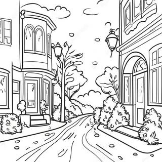 Rainy Day For Adults Coloring Pages