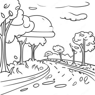 Rainy Day Scenic Coloring Page 45273-37603