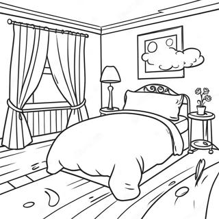 Cozy Rainy Day Indoor Coloring Page 45274-37616