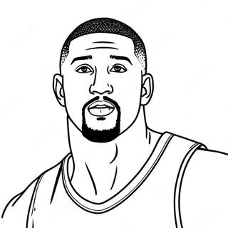 Klay Thompson Coloring Page 45283-37610