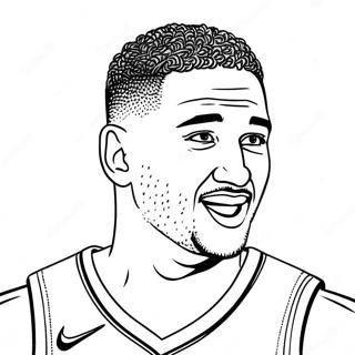 Klay Thompson Coloring Page 45283-37611