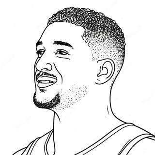 Klay Thompson Coloring Page 45283-37612