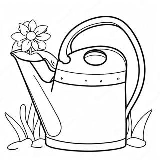 Watering Can Coloring Page 45293-37630